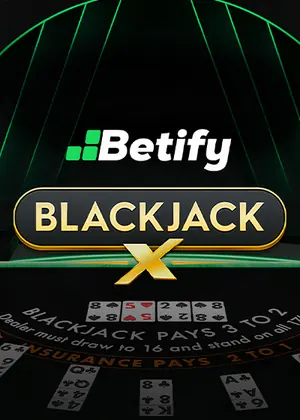 Vignette de la table de casino en direct Betify Blackjack X (Pragmatic Live), rayon Casino en direct de Betify