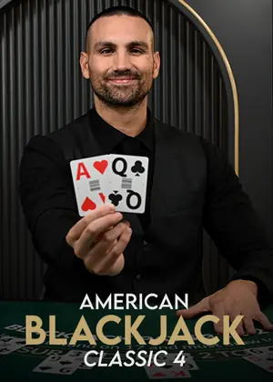 Vignette de la table de casino en direct Blackjack Classic 4 (StakeLogic), rayon Casino en direct de Betify