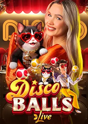 Vignette de la table de casino en direct Disco Balls (Evolution), rayon Casino en direct de Betify