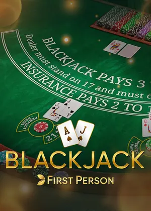 Vignette de la table de casino en direct First Person Blackjack (Evolution), rayon Casino en direct de Betify